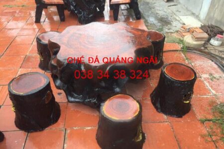 ghế đá giả gỗ quảng ngãi